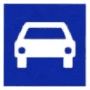 Sinal 2.27: Via reservada a automóveis e motociclos