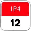 Sinal O2b: Demarcação quilométrica da via - IP