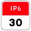 Sinal O3b: Demarcação miriamétrica da via - IP