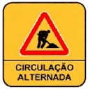 Sinal ST10: Circulação alternada