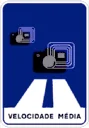 Sinal H42: Velocidade média