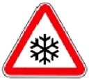 Sinal A11: Neve ou gelo