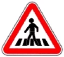 Sinal A16a: Passagem de peões