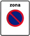 Sinal G2a: Zona de estacionamento proibido