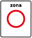 Sinal G5a: Zona de trânsito proibido