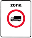 Sinal G5b: Zona de trânsito proibido